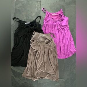 Y2K vintage Set of 3 Victoria secret bra tank tops sm
Pink black tan price for 3